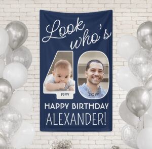 40th-Birthday-Party-Banner-Navy-Blue-2-Photo-Look-Whos