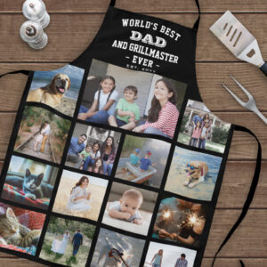 Best-Dad-Grillmaster-Apron-Fathers-Day-Gift-Photo-Collage-Black-White