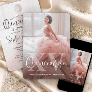 Mis-XV-Anos-Quinceanera-Invitation-Photo-Modern-Trendy-Simple